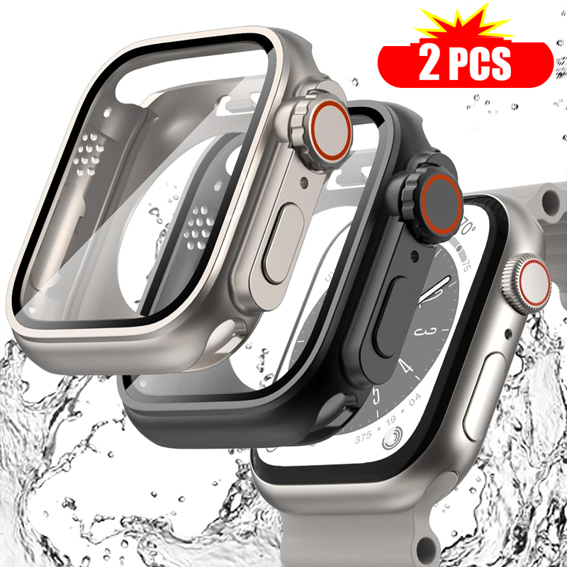 Iwatch Smartwatch Series 7 - 2 шт. закаленное стекло + крышка