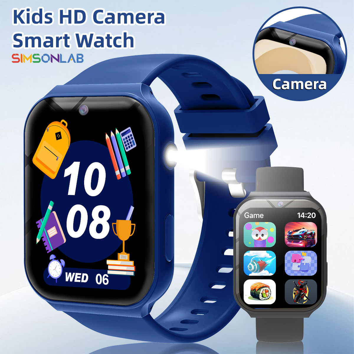 Smartwatch Watches For 12 Year Old Boy - Умные часы 2026: Новинка! HD-камера, фонарик,