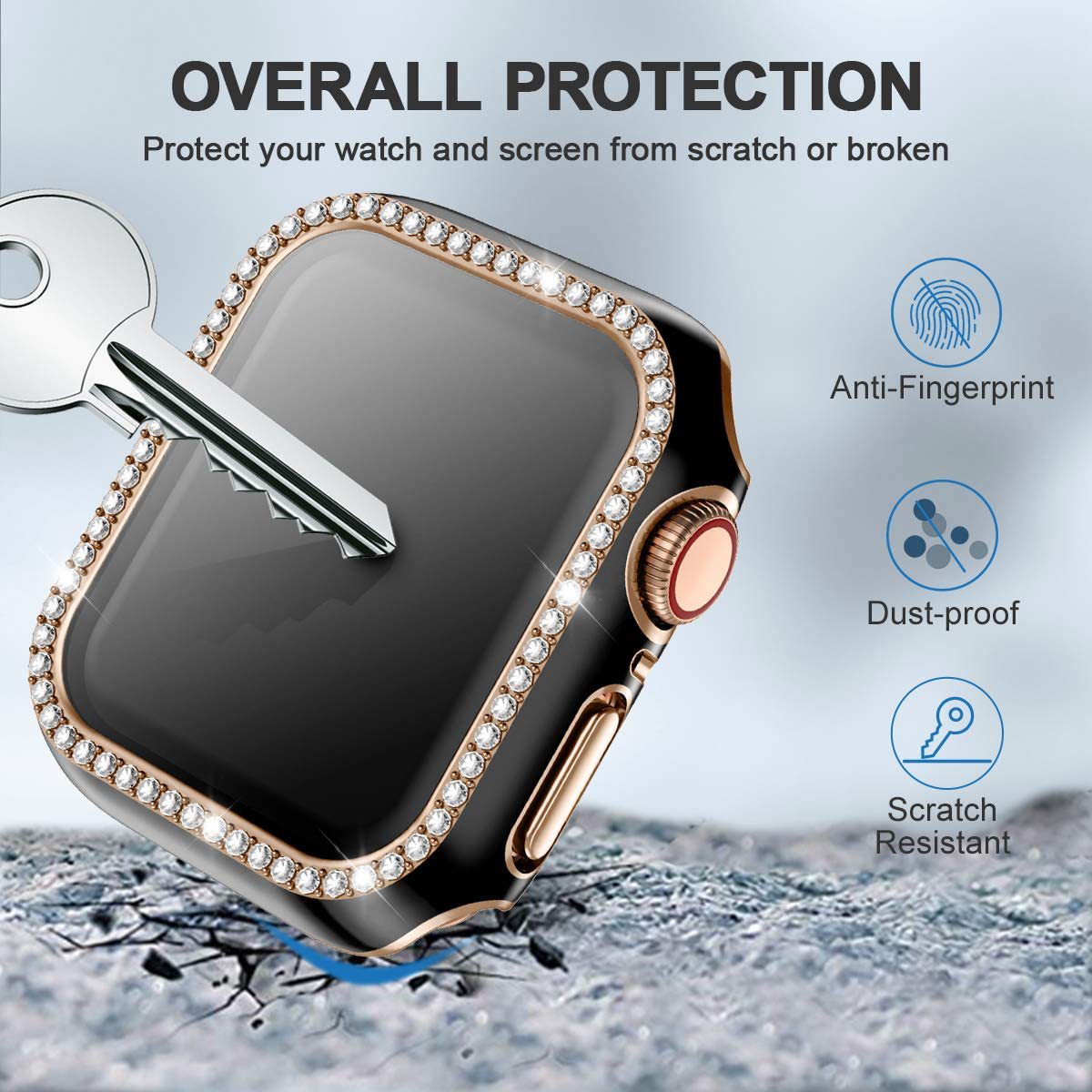 Роскошное стекло + чехол для A – обзор и цена Iwatch Smartwatch Series 7
