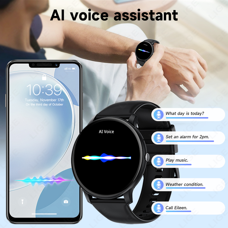 LIGE Bluetooth Call Женские См – обзор и цена Smartwatch Latest Watches For Women
