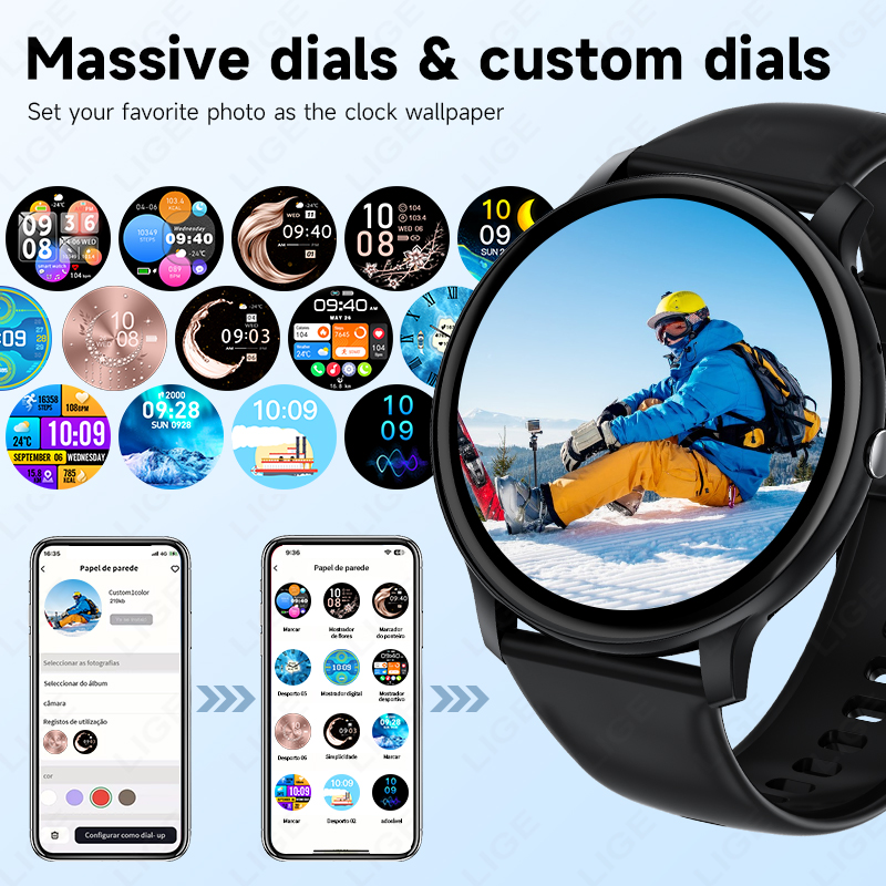 LIGE Bluetooth Call Женские См – обзор и цена Smartwatch Latest Watches For Women