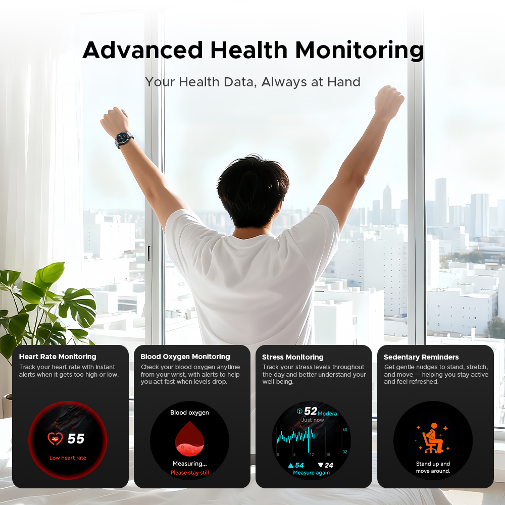 Умные часы DOOGEE ANYWISE W1 P – обзор и цена Smartwatch Health Watches