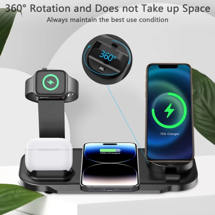 Беспроводная зарядная станция  – обзор и цена Smartwatch Watches Xiaomi