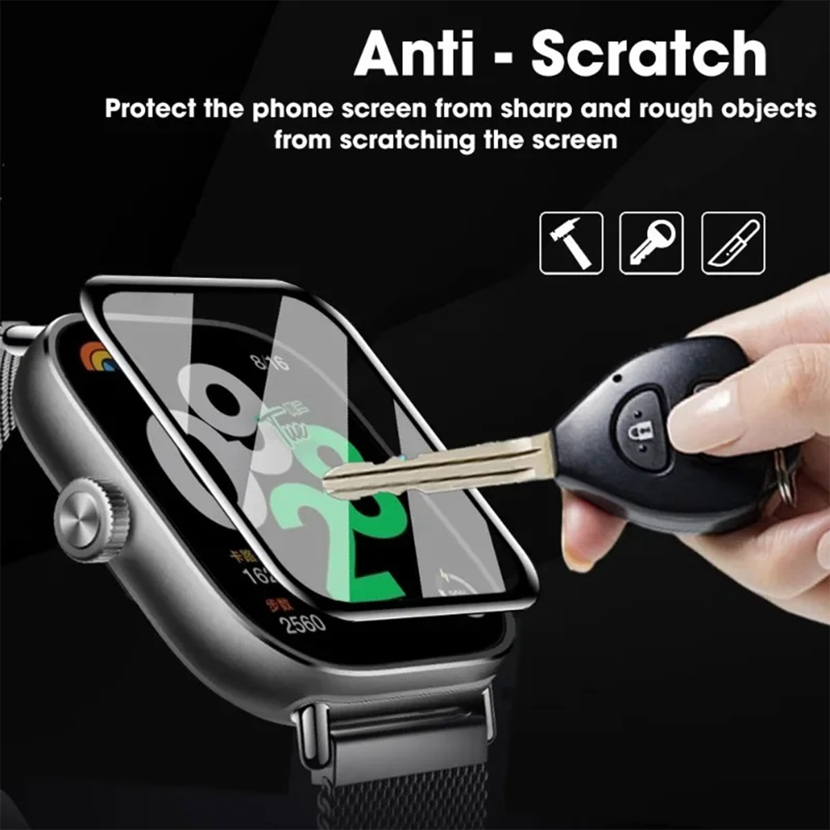 1-5 шт. 9D изогнутая защитная  – обзор и цена Smartwatch Watches Xiaomi