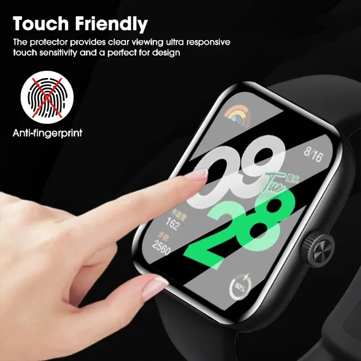 1-5 шт. 9D изогнутая защитная  – обзор и цена Smartwatch Watches Xiaomi