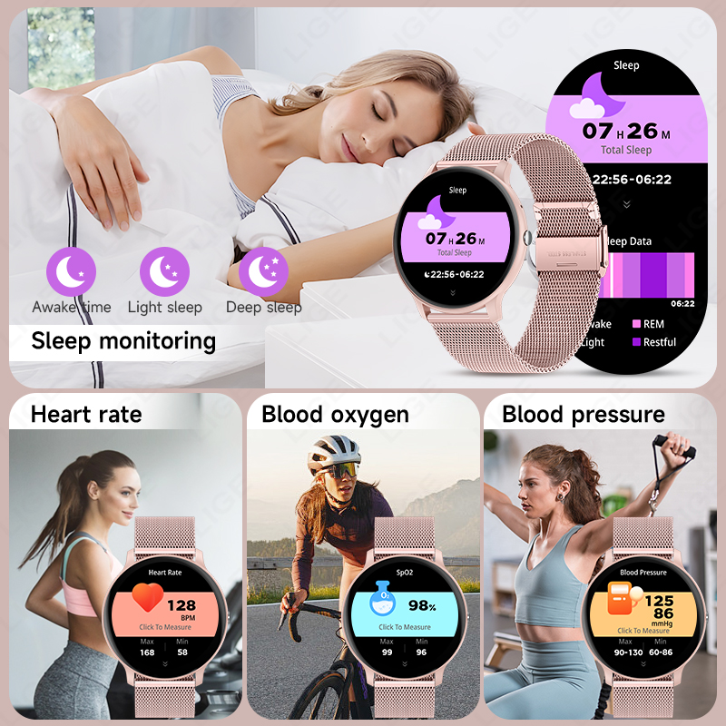 Спортивные фитнес-часы LIGE 20 – обзор и цена Smartwatch Latest Watches For Women