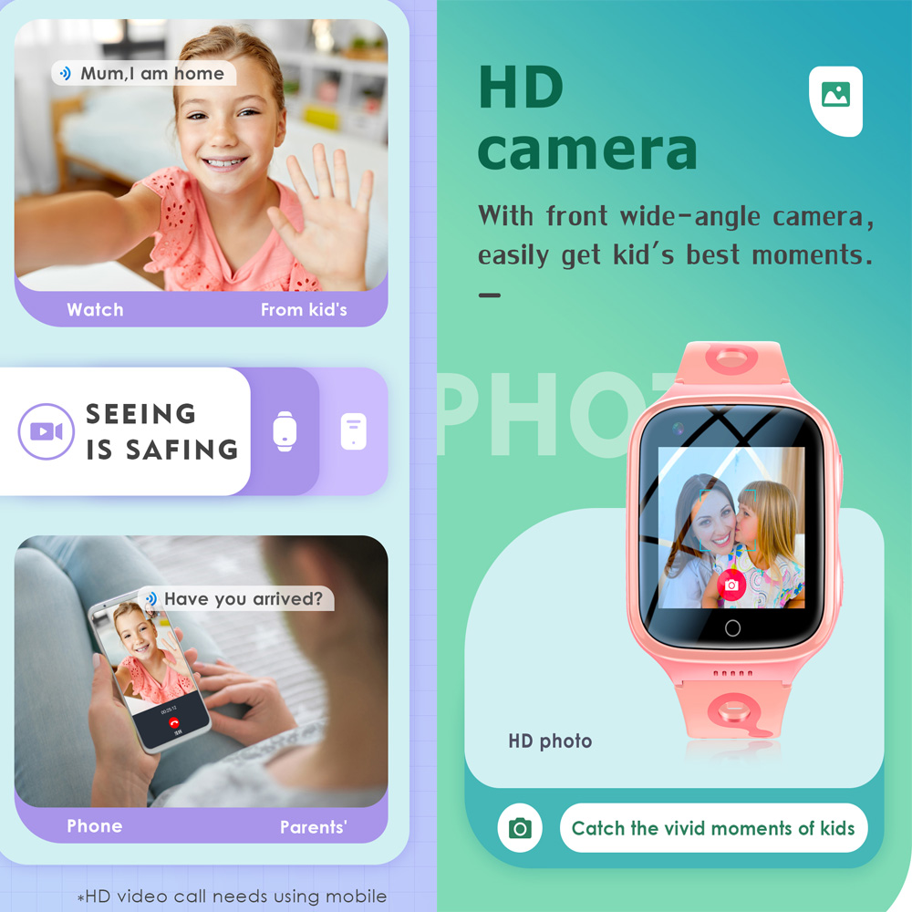 Детские умные часы с 4G, GPS-т – обзор и цена Smartwatch Watches For 12 Year Old Boy