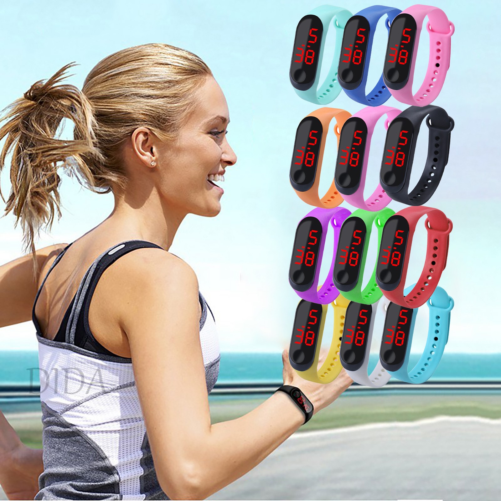 Спортивный уличный браслет Эле – обзор и цена Smartwatch Watches Digital