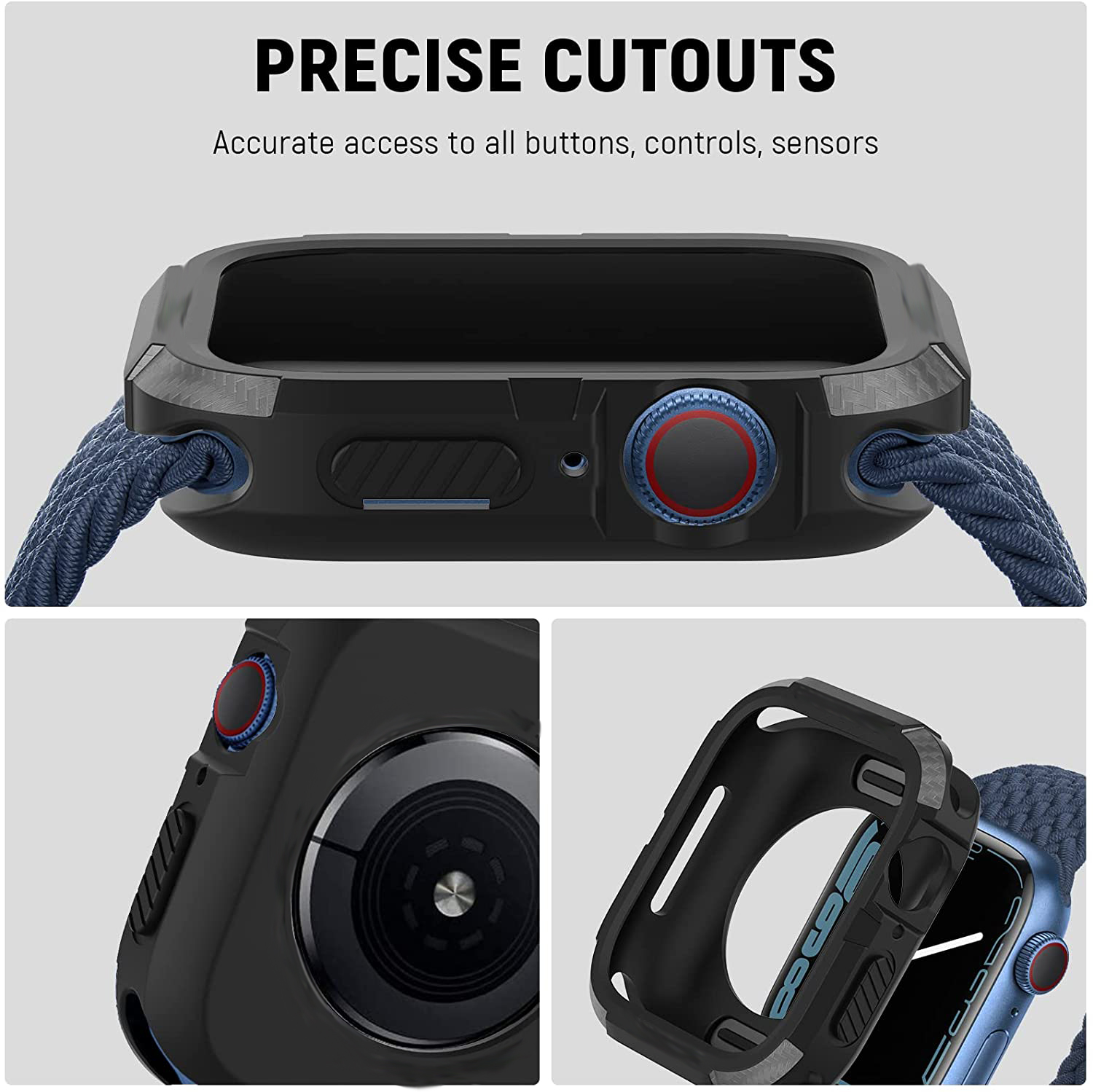 Прочный чехол для Apple Watch, – обзор и цена Iwatch Smartwatch Series 7
